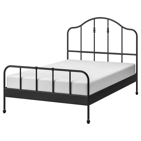 metal bed box frame|metal bed frame queen ikea.